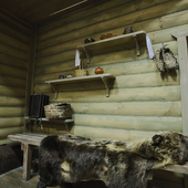 Деревенская изба