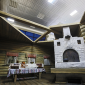 Деревенская изба