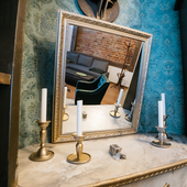 Комната с камином