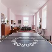 Зал розовый