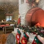 Новогодняя изба