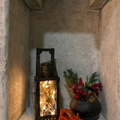 Новогодняя изба