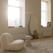 Зал бежевый