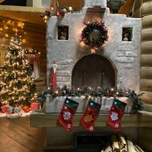 Новогодняя изба