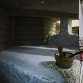 Деревенская изба