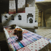 Деревенская изба