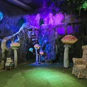 Сказочный лес и пещера