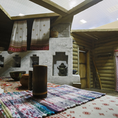 Деревенская изба