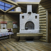 Деревенская изба