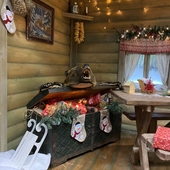 Новогодняя изба