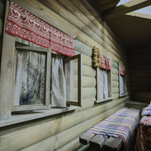 Деревенская изба