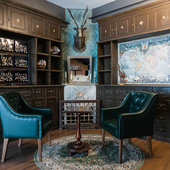 Комната с камином