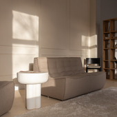 Зал бежевый