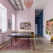 Зал розовый