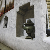 Деревенская изба