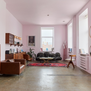 Зал розовый