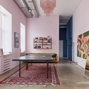 Зал розовый