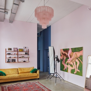 Зал розовый