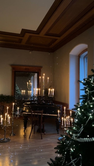 Каминный зал в особняке на Невском