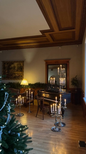 Каминный зал в особняке на Невском