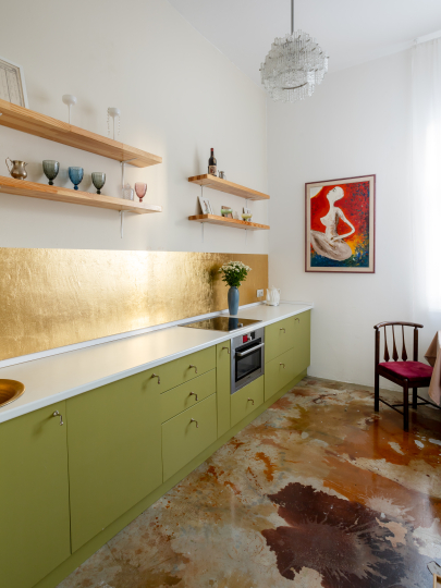 Винтажная квартира в центре Москвы Arbat Studio