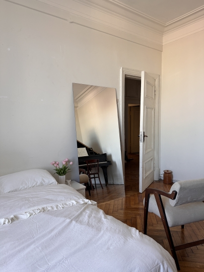 Винтажная квартира в Сталинке  с роялем- Twosabe studio