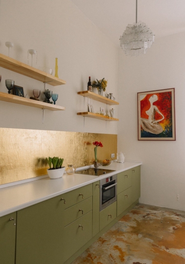 Винтажная квартира в центре Москвы Arbat Studio