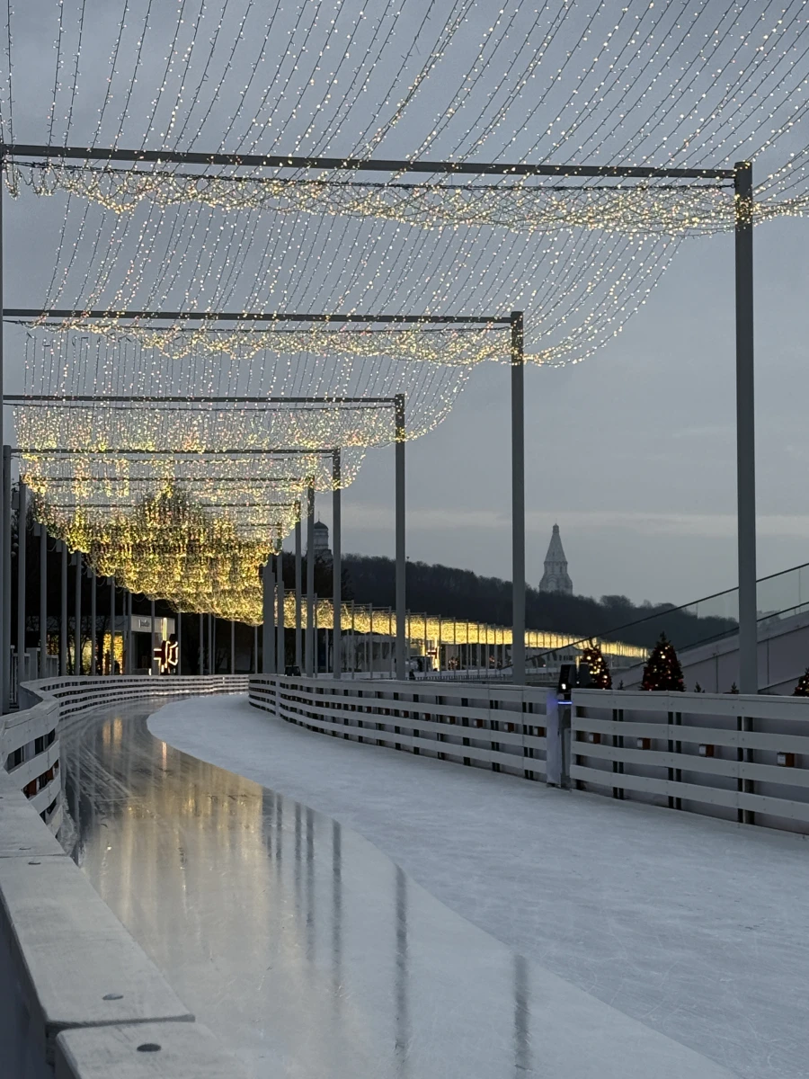 Каток на Царской набережной