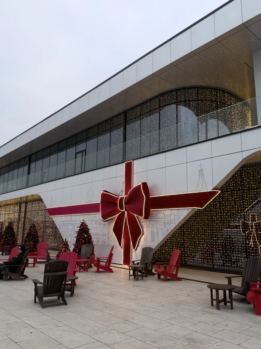 Каток на Царской набережной