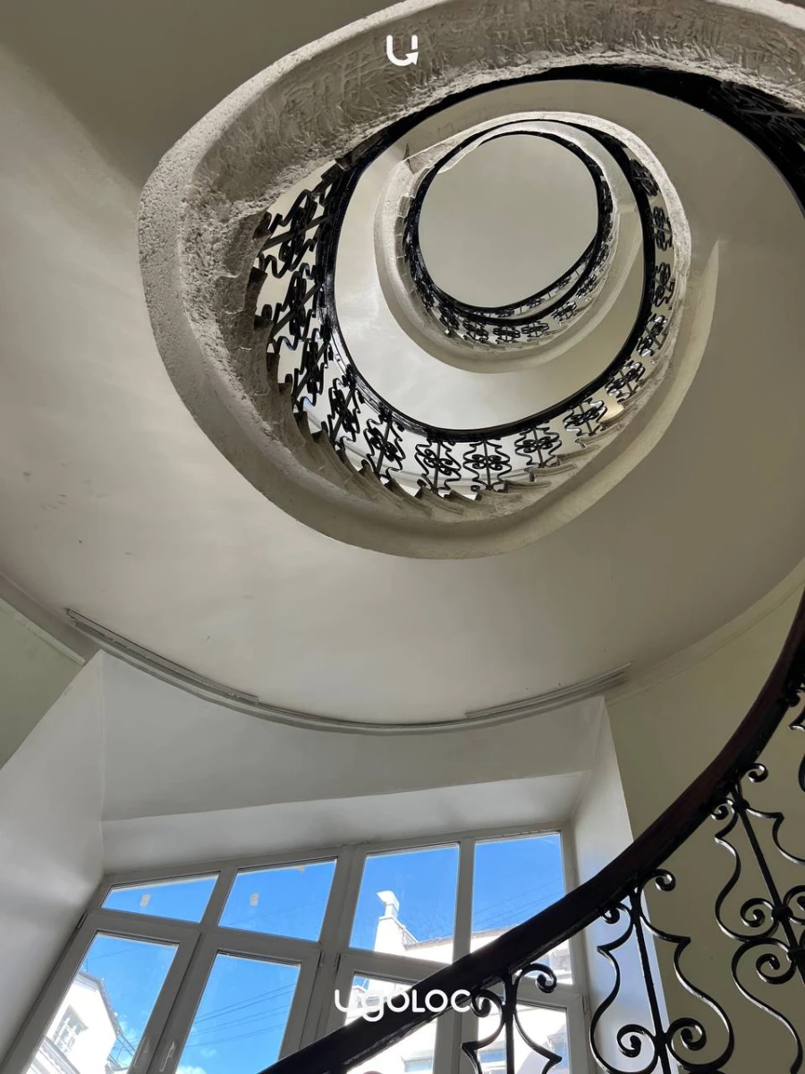 Винтовая лестница в доме Лебедева