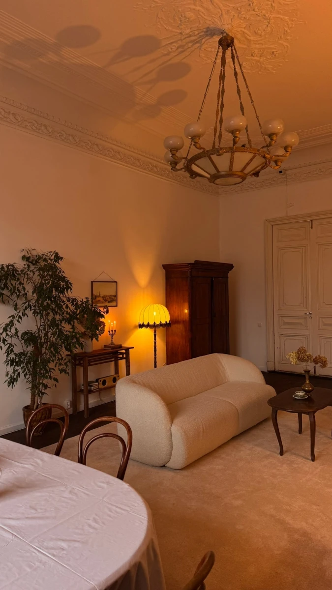 Гостиная в особняке на Выборгской