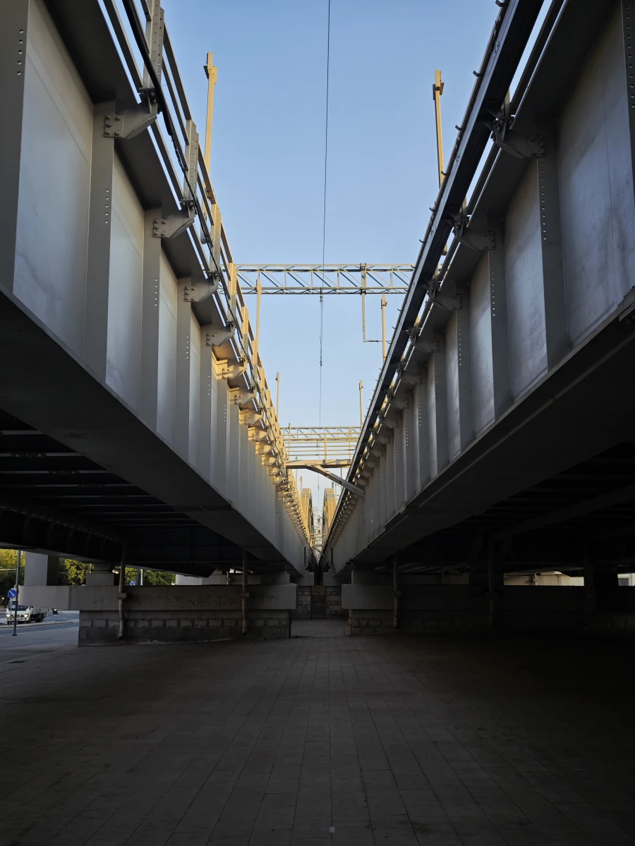 Железнодорожный мост на Казанском вокзале