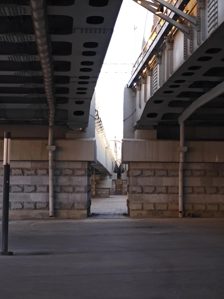 Железнодорожный мост на Казанском вокзале