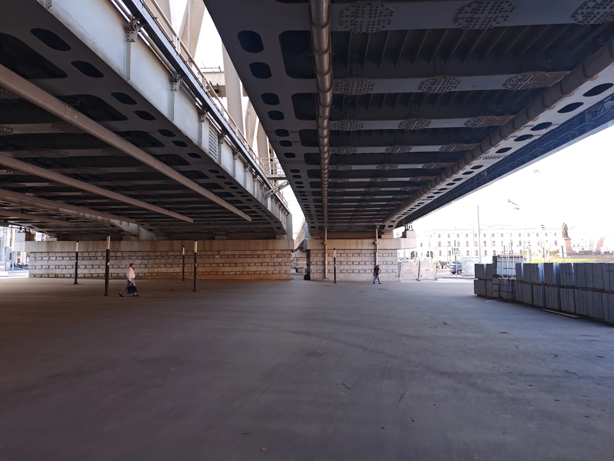 Железнодорожный мост на Казанском вокзале