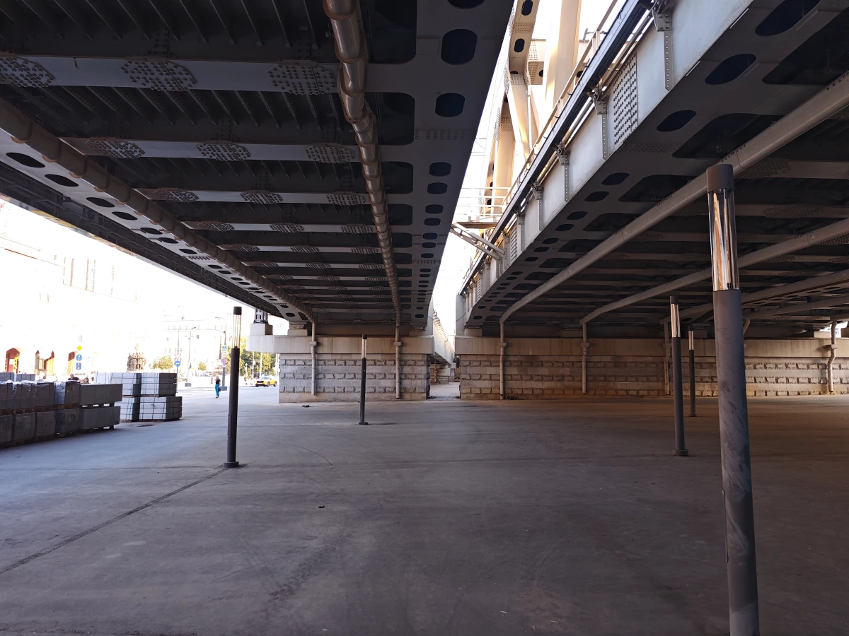 Железнодорожный мост на Казанском вокзале