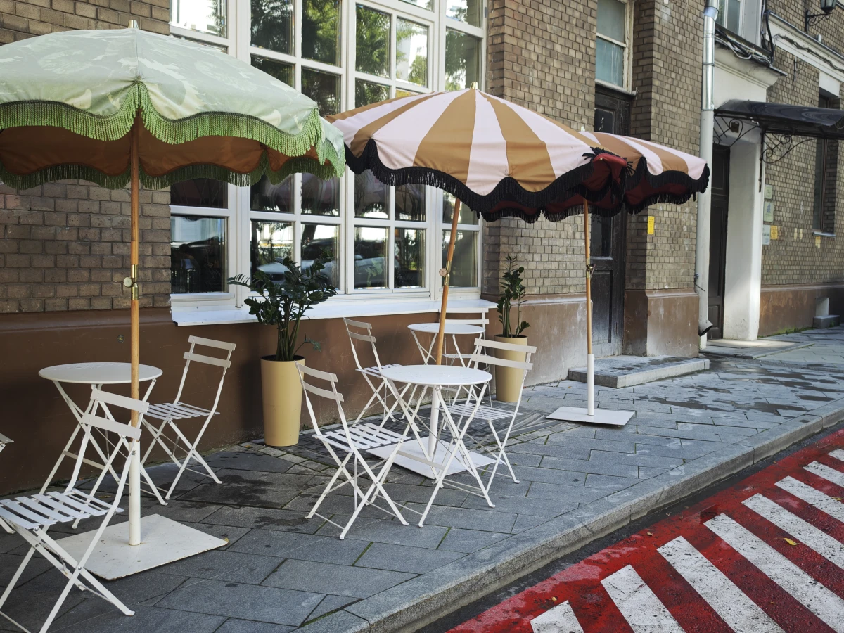 Кафе веранда на Кривоколенном переулке