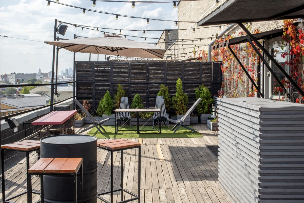 Воркшоп лофт 2 (терраса на крыше здания)