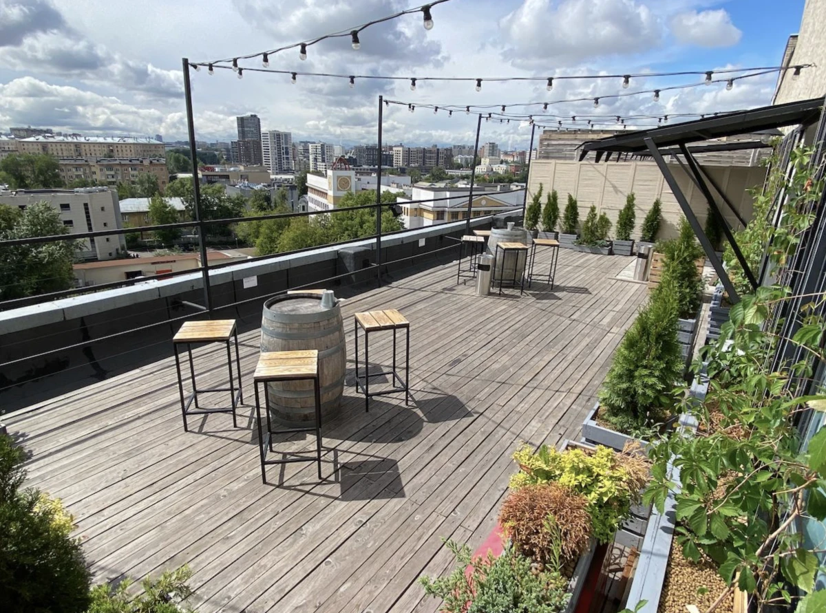 Воркшоп лофт 2 (терраса на крыше здания)