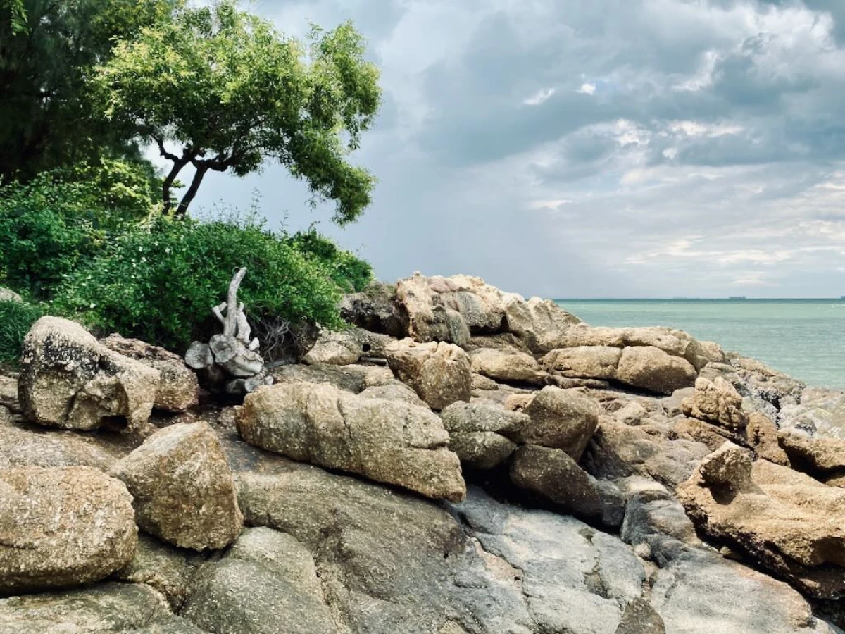 Камни на пляже