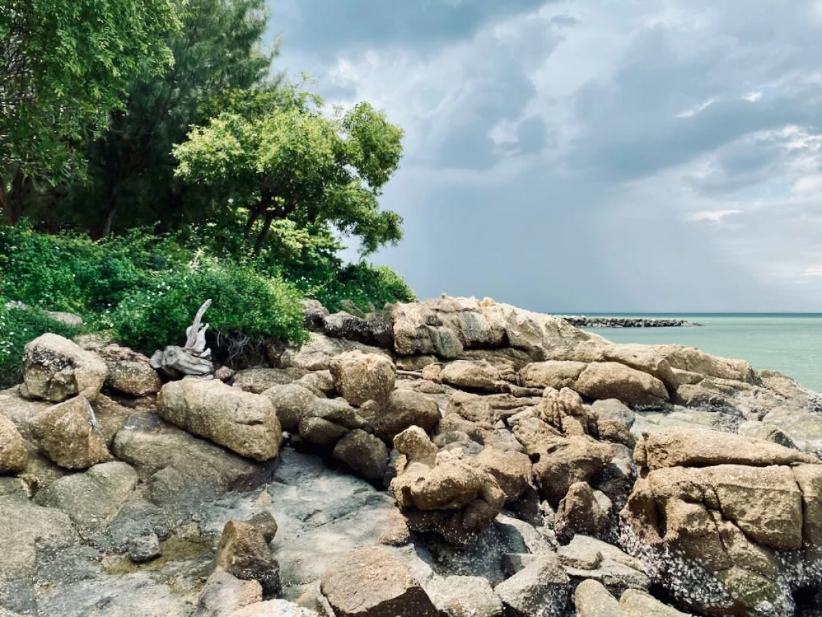 Камни на пляже