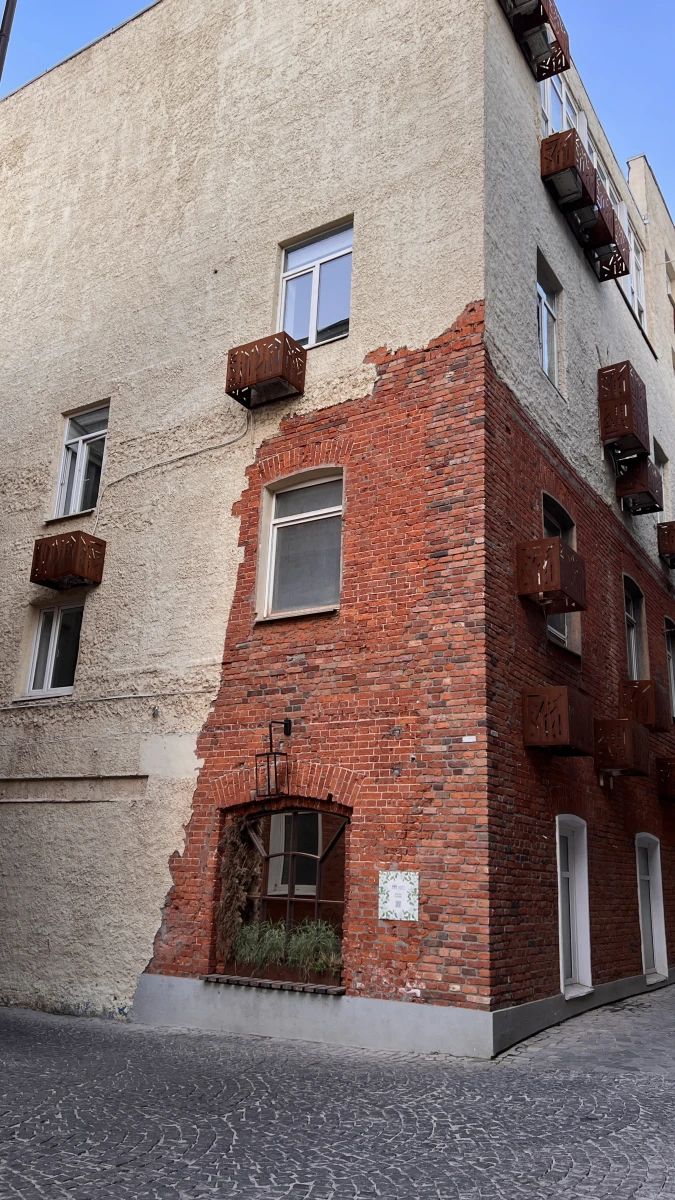 Зеркальное окно с декором