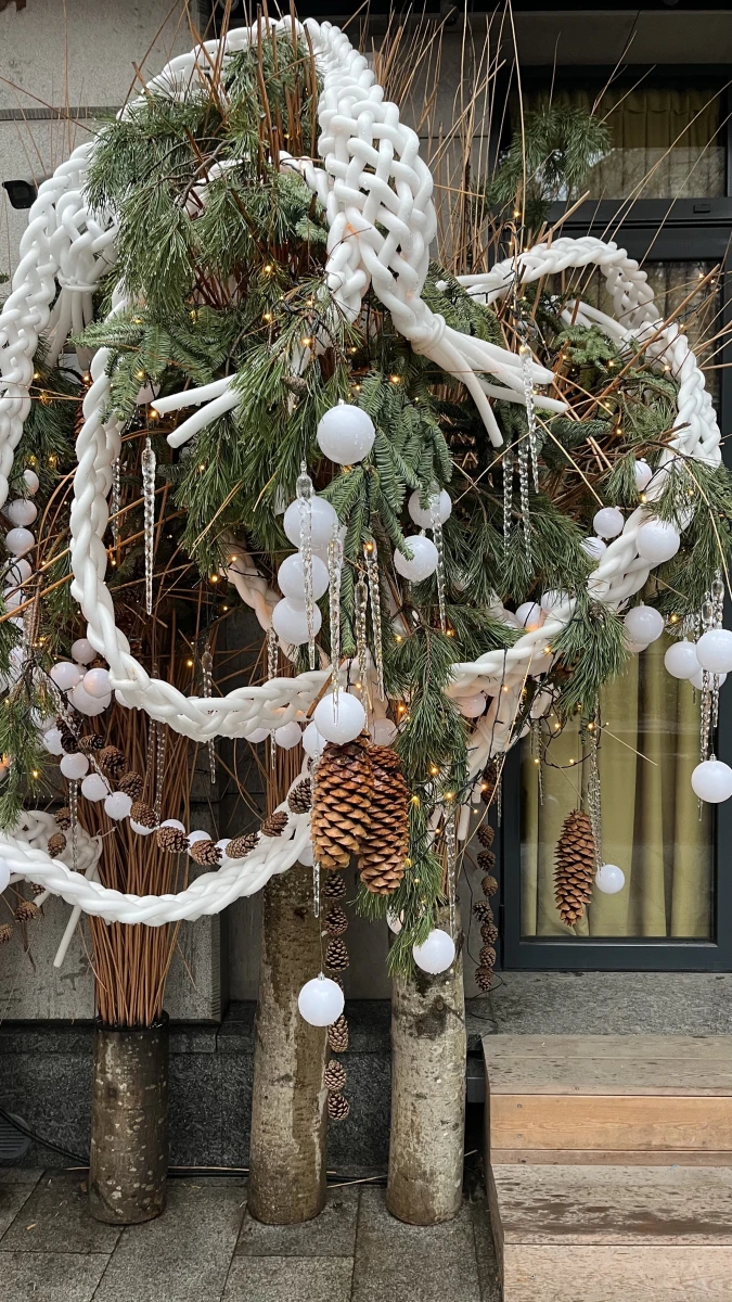 Новогодний декор Кофемания