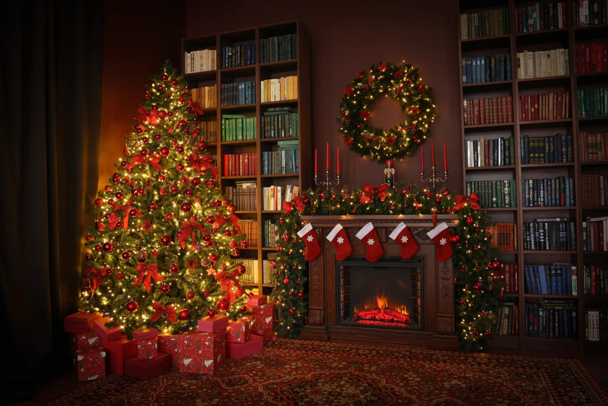 Локация с камином