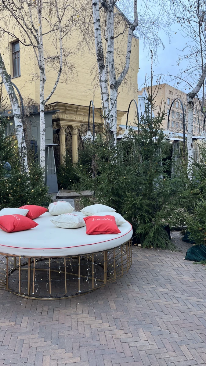 Новогодняя зона ресторана Butler